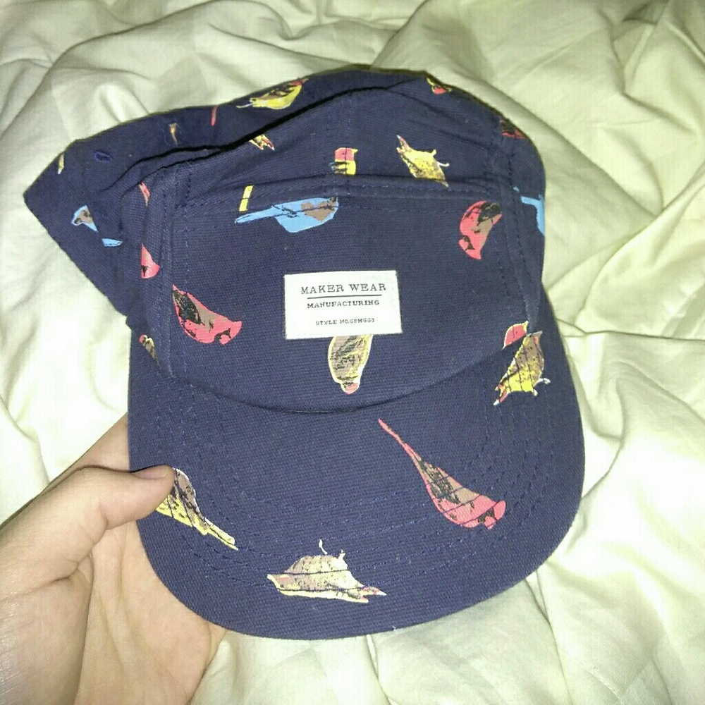 Maker wear manufacturing bird hat